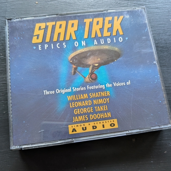 Star Trek: Epics on Audio CD Simon & Schuster Audio 4 disc set - Picture 1 of 12